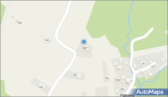 Jachówka, Jachówka, 335, mapa Jachówka