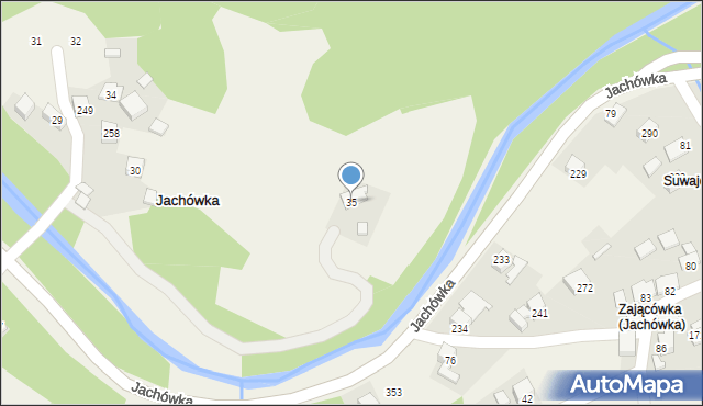 Jachówka, Jachówka, 35, mapa Jachówka