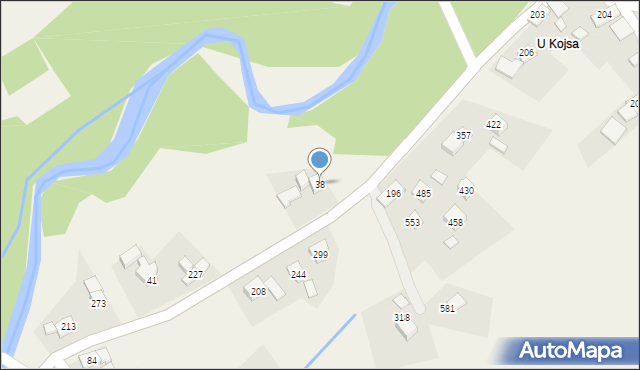 Jachówka, Jachówka, 38, mapa Jachówka