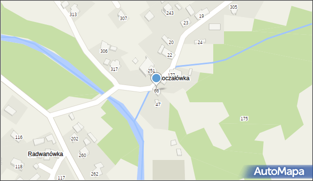 Jachówka, Jachówka, 66, mapa Jachówka