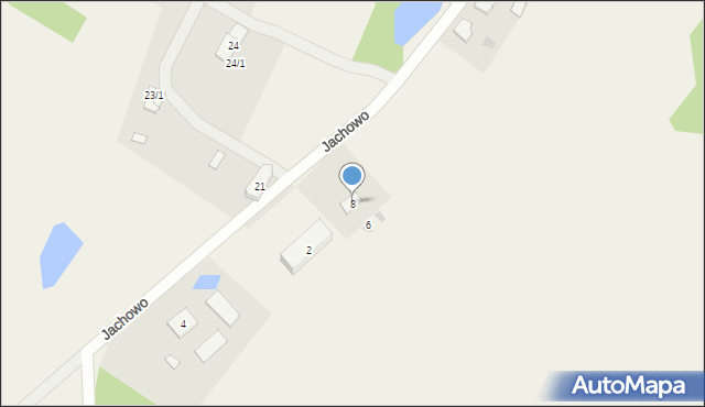 Jachowo, Jachowo, 8, mapa Jachowo