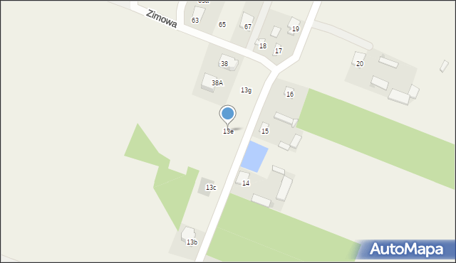 Jachranka, Jachranka, 13e, mapa Jachranka