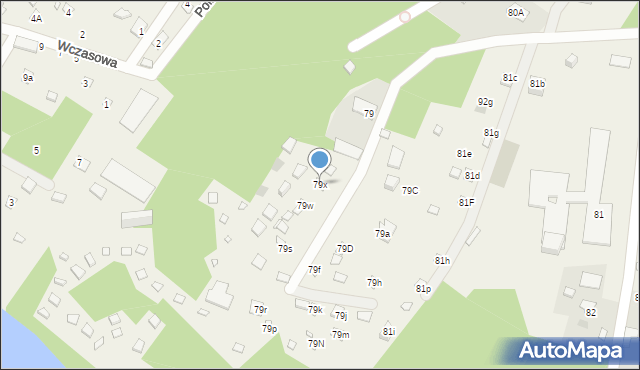 Jachranka, Jachranka, 79x, mapa Jachranka