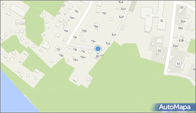 Jachranka, Jachranka, 81i, mapa Jachranka