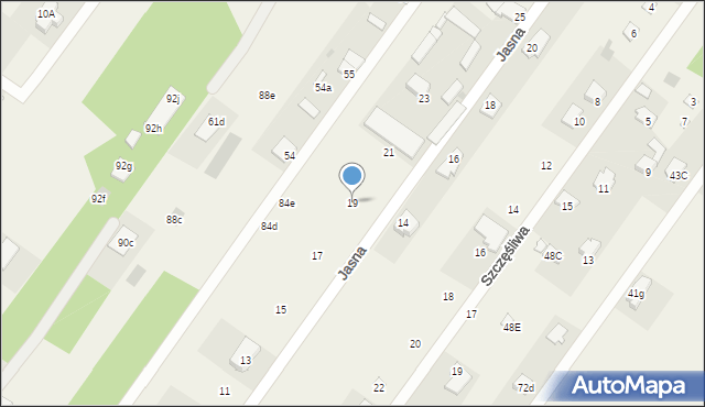 Jachranka, Jasna, 19, mapa Jachranka