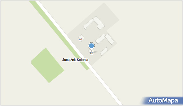 Jaciążek, Jaciążek, 62, mapa Jaciążek