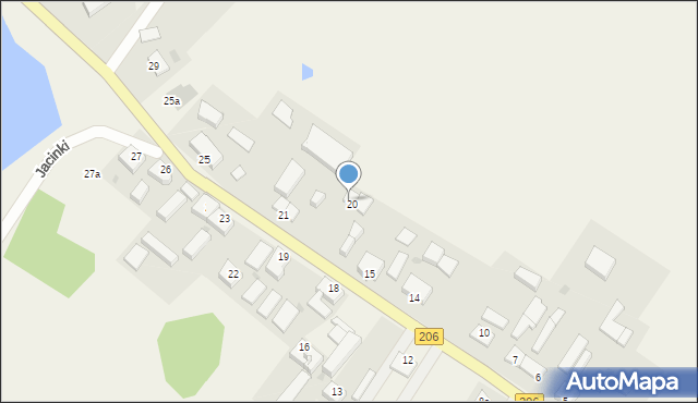 Jacinki, Jacinki, 20/2, mapa Jacinki