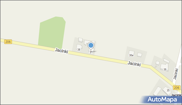 Jacinki, Jacinki, 37, mapa Jacinki