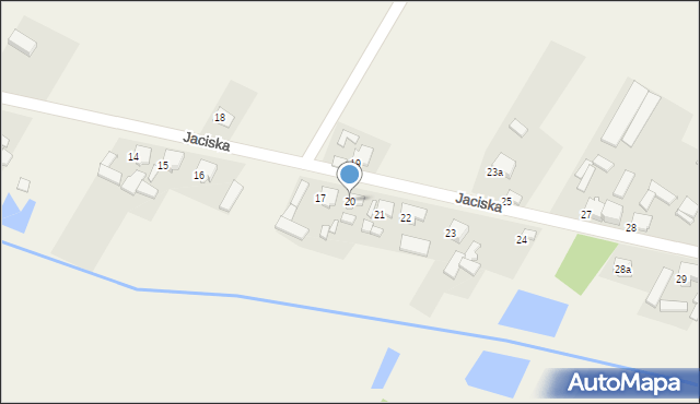 Jaciska, Jaciska, 20, mapa Jaciska