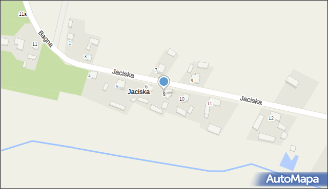 Jaciska, Jaciska, 8, mapa Jaciska