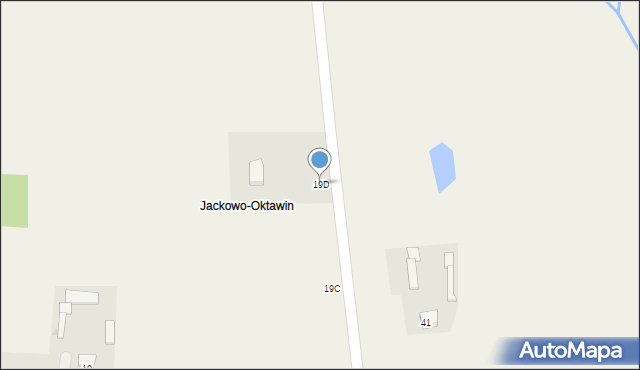 Jackowo Dworskie, Jackowo Dworskie, 19D, mapa Jackowo Dworskie