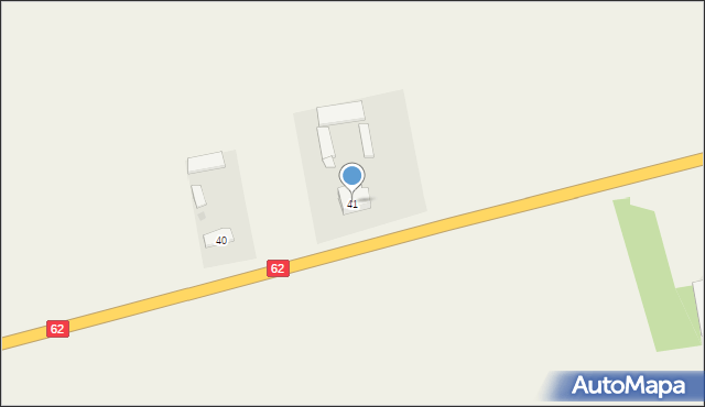 Jackowo Górne, Jackowo Górne, 41, mapa Jackowo Górne