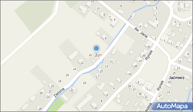 Jaćmierz, Jaćmierz, 101, mapa Jaćmierz