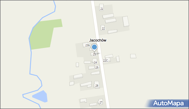 Jacochów, Jacochów, 23, mapa Jacochów