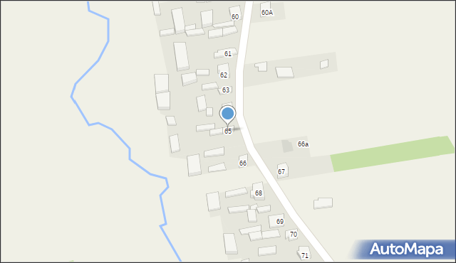 Jacochów, Jacochów, 65, mapa Jacochów