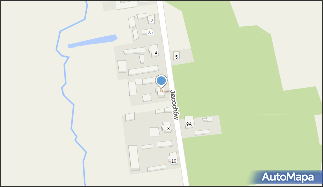 Jacochów, Jacochów, 7, mapa Jacochów