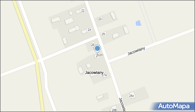 Jacowlany, Jacowlany, 27, mapa Jacowlany