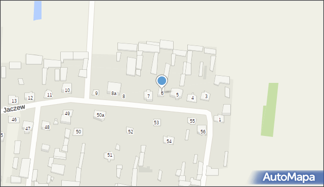 Jaczew, Jaczew, 6, mapa Jaczew