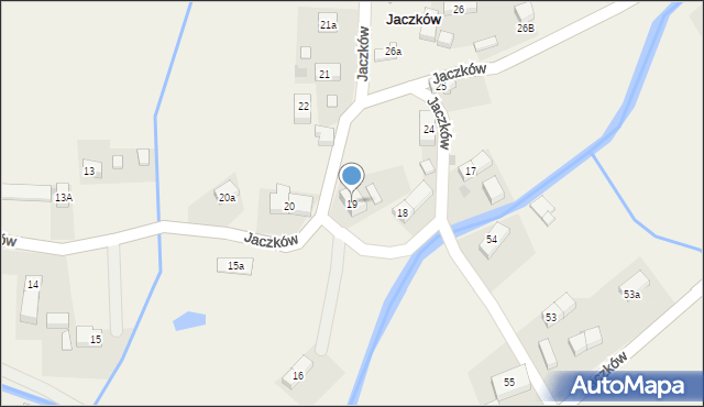 Jaczków, Jaczków, 19, mapa Jaczków