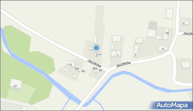 Jaczków, Jaczków, 2, mapa Jaczków