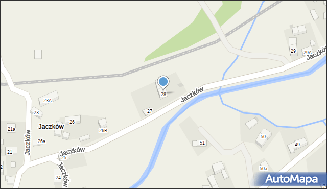 Jaczków, Jaczków, 28, mapa Jaczków