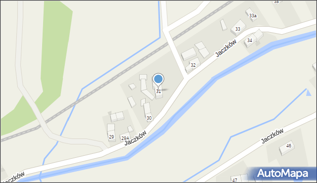 Jaczków, Jaczków, 31, mapa Jaczków