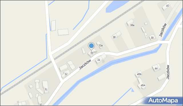 Jaczków, Jaczków, 33, mapa Jaczków