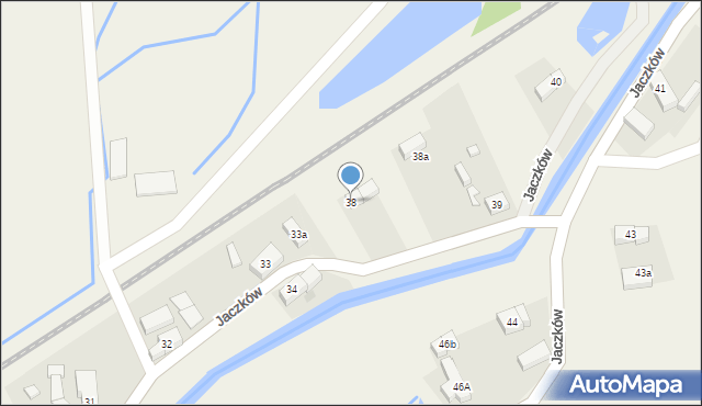 Jaczków, Jaczków, 38, mapa Jaczków