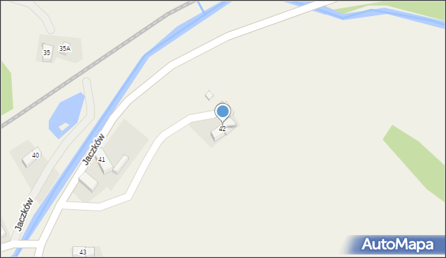 Jaczków, Jaczków, 42, mapa Jaczków
