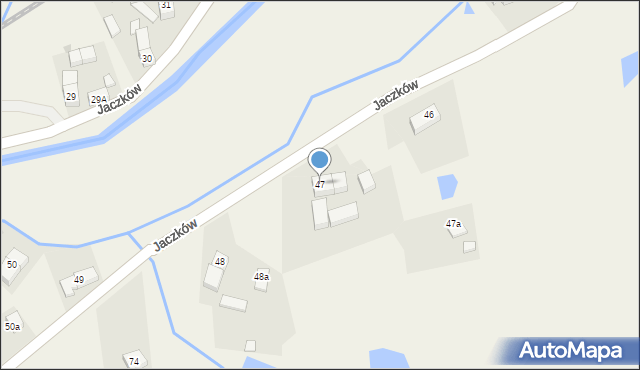 Jaczków, Jaczków, 47, mapa Jaczków