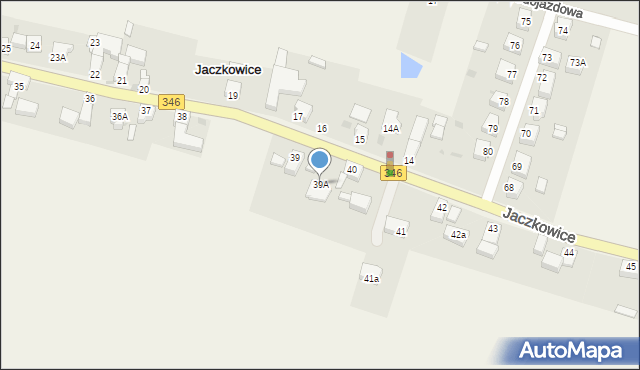 Jaczkowice, Jaczkowice, 39A, mapa Jaczkowice