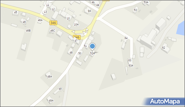 Jaczkowice, Jaczkowice, 51A, mapa Jaczkowice