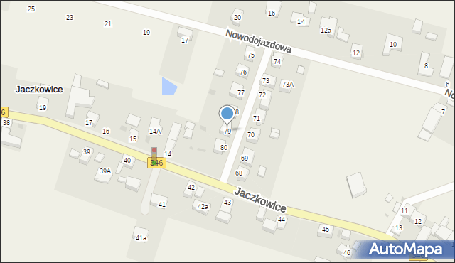Jaczkowice, Jaczkowice, 79, mapa Jaczkowice