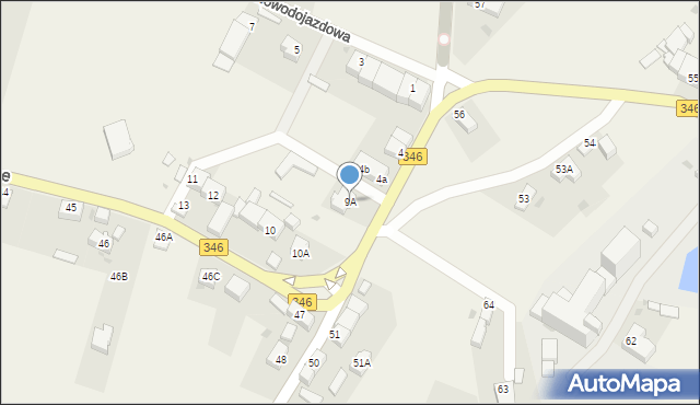 Jaczkowice, Jaczkowice, 9A, mapa Jaczkowice