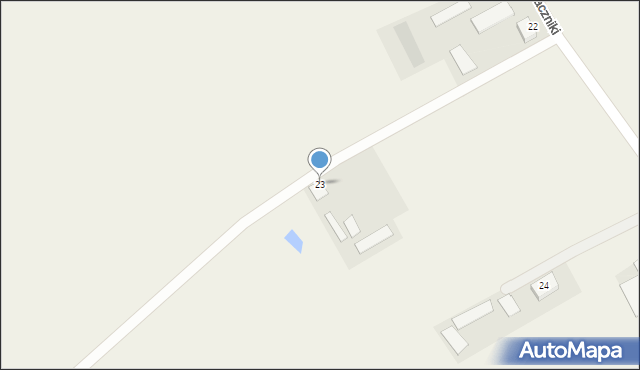 Jaczniki, Jaczniki, 23, mapa Jaczniki
