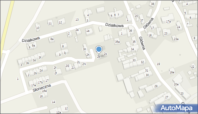Jaczów, Jaśminowa, 2o, mapa Jaczów