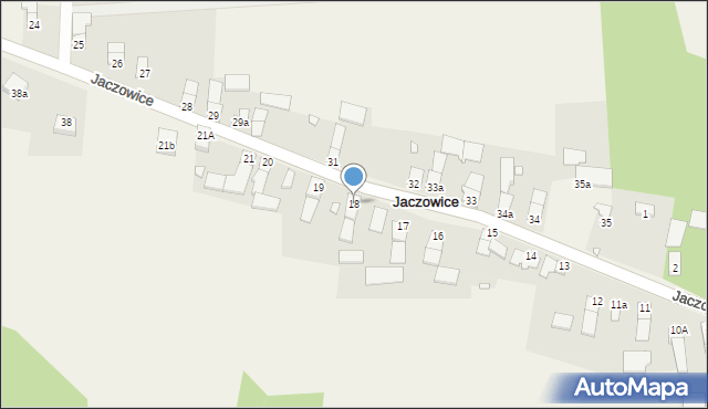 Jaczowice, Jaczowice, 18, mapa Jaczowice