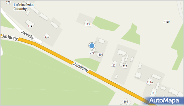 Jadachy, Jadachy, 271, mapa Jadachy