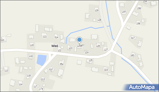Jadowniki Mokre, Jadowniki Mokre, 123A, mapa Jadowniki Mokre