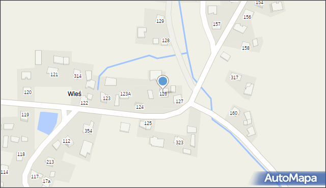Jadowniki Mokre, Jadowniki Mokre, 126, mapa Jadowniki Mokre