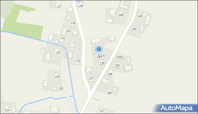 Jadowniki Mokre, Jadowniki Mokre, 153, mapa Jadowniki Mokre