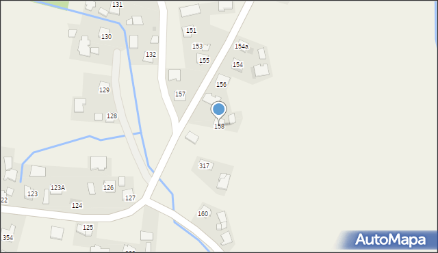 Jadowniki Mokre, Jadowniki Mokre, 158, mapa Jadowniki Mokre