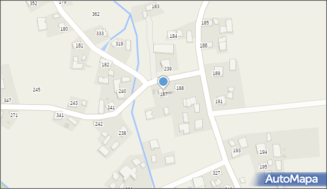 Jadowniki Mokre, Jadowniki Mokre, 187, mapa Jadowniki Mokre