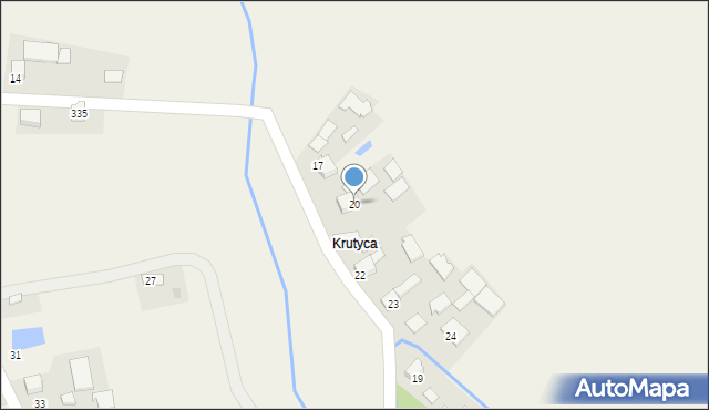 Jadowniki Mokre, Jadowniki Mokre, 20, mapa Jadowniki Mokre