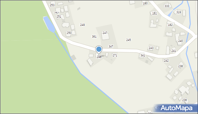 Jadowniki Mokre, Jadowniki Mokre, 248, mapa Jadowniki Mokre