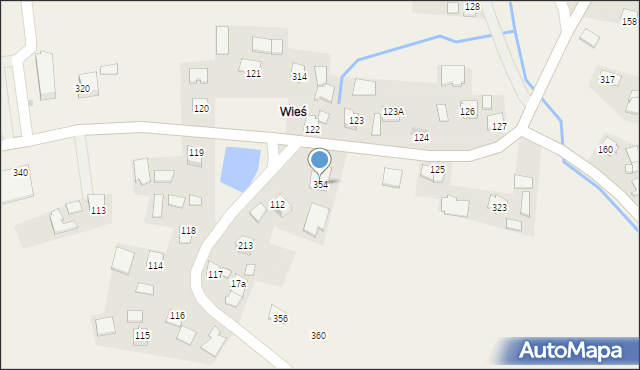 Jadowniki Mokre, Jadowniki Mokre, 354, mapa Jadowniki Mokre