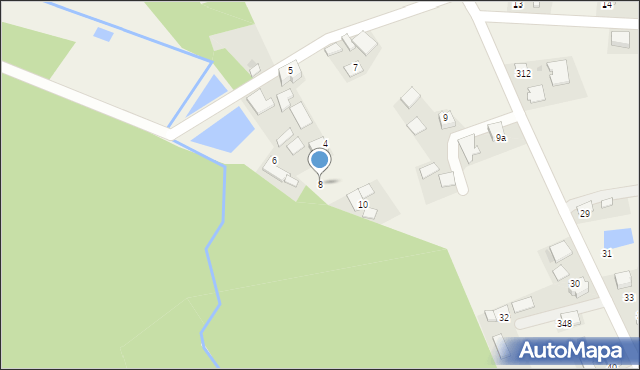 Jadowniki Mokre, Jadowniki Mokre, 8, mapa Jadowniki Mokre