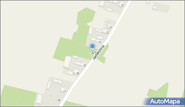 Jadwichna, Jadwichna, 34, mapa Jadwichna