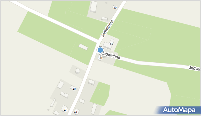 Jadwichna, Jadwichna, 38, mapa Jadwichna
