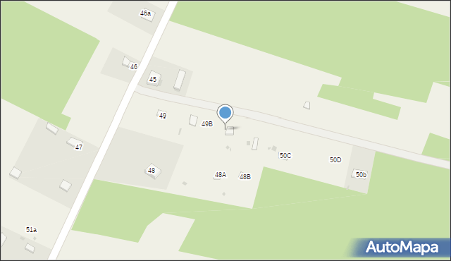 Jadwichna, Jadwichna, 50, mapa Jadwichna